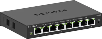 Obrázok produktu pre NETGEAR GS308E, Riadený, L2/L3, Gigabit Ethernet (10/100/1000), Plne duplexný režim