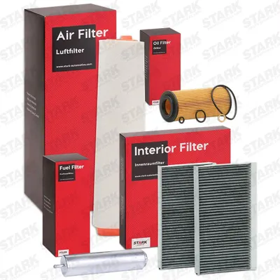 Produktbild von STARK Filterset Inspektionspaket Filtersatz für BMW 5 Limousine (E60) 5 Touring (E61)