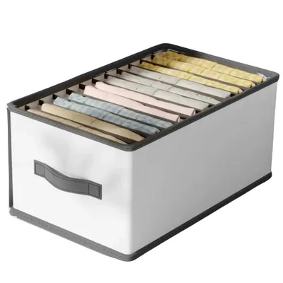 Immagine prodotto di Scatola organizzatrice grande per il guardaroba, rigida, per i vestiti nel cassetto
