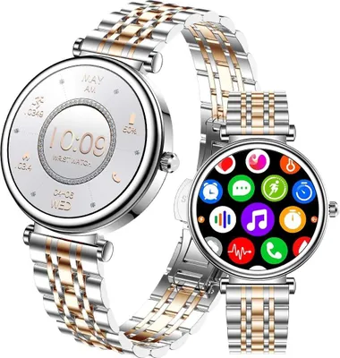 Produktbild von 1,25 Zoll Farbbildschirm für Damen, IP67, wasserdicht, Fitness-Aktivitätstracker mit Herzfrequenz-Schlaf-Monitor, Schrittzähler für Android- und iOS