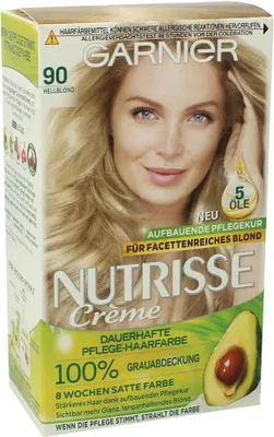 Produktbild von Garnier Nutrisse Cremehaarfarbe 90 Hellblond