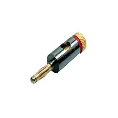 Produktbild von Bananenstecker Metall 6mm, rot