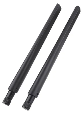 Image de Lot de 2 câbles pour carte réseau sans fil M.2/NGFF et 2 antennes 5 dBi pour Intel 9560NGW / 9260AC / 7265AC