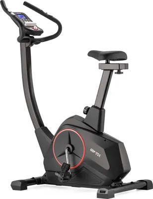 Produktbild von Gymtek Magnetischer Heimtrainer, Fahrrad für Zuhause - bis 150kg - 16 Widerstandsstufen, 10kg Schwungmasse - LCD Display - für Home Gym, Fitness