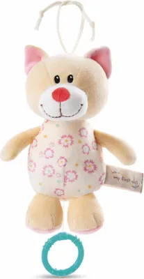 Produktbild von NICI MFN Plüschkatze zum Aufhängen mit Spielzeugmaschine, 18cm