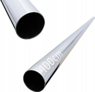 Produktbild von Rohr - Stahlrohr - 100 cm - ⌀ 25 mm - Chrom - Verchromt - Treppengeländer - Füllung der Balustrade