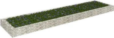 Obrázok produktu pre vidaXL Gabionové zvýšené lôžko z pozinkovanej ocele 400x100x20 cm