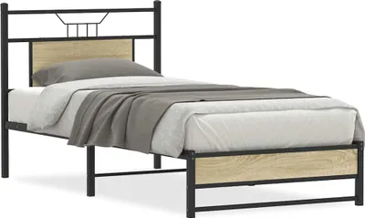 Obrázok produktu pre vidaXL Rám postele bez matraca Sonoma dub 80x200 cm materiál na báze dreva