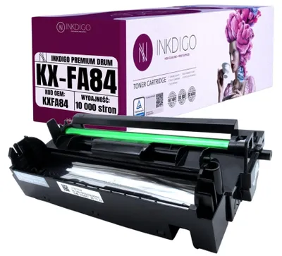 Produktbild von Inkdigo Bildtrommel KXFA84 für Panasonic KX-FL511, KX-FL542, KX-FLM651, KX-FL512 – Schwarz, 10000 Seiten,