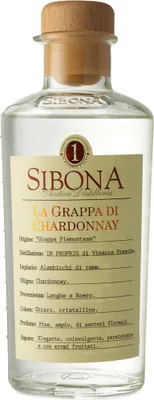 Produktbild von Sibona La Grappa di CHARDONNAY 40% Vol. 0,5l