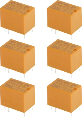 Produktbild von 6 Pins DC12V 3A 6 Stück Auto Relais Wasserdichtes Auto Relais Auto Motorrad LKW Boot Mehrzweck Orange
