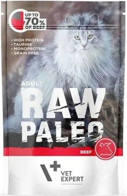 Obrázok produktu pre VETEXPERT Hovädzie a teľacie mäso pre mačky 100 g