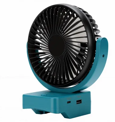 Kabelloser Ventilator 360° für PARKSIDE 20V Akku, USB-A/C