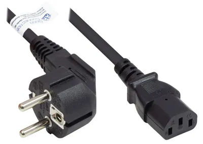 Produktbild von Alcasa P0130-S050, 5 m, CEE7/7, IEC C13, H05VV-F, 250 V