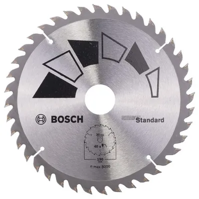 Produktbild von Kreissägeblatt STANDARD D= 190 mm; Bohrung= 30 mm; Z= 40