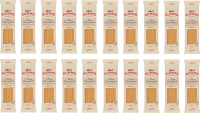 Produktbild von 20x Rummo Linguine N°13 Pasta Lenta Lavorazione Teigwaren aus Hartweizengrieß Bronze-Zeichnung 500g