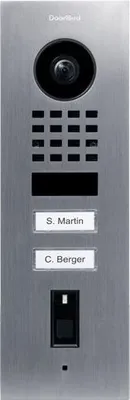 Zdjęcie produktu dla DoorBird IP Video Doorst. D1102FV Fingerpr. edels. V2A, underpu