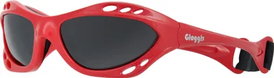 Produktbild von Glogglz® Rayz Polarisierte Sport-Sonnenbrille - Rot - Sicherer Sitz & Verstellbares Band - Kratzfest - Wassersport - Anti-Beschlag