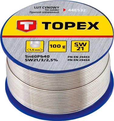 Immagine prodotto di Topex saldare 1,5 mm sn60%