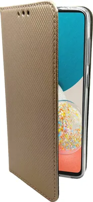Produktbild von Buch Tasche "Smart" kompatibel mit SAMSUNG GALAXY A53 5G Handy Hülle Etui Brieftasche Schutzhülle mit Standfunktion, Kartenfach Gold