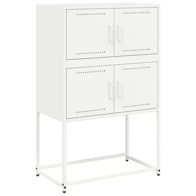 Obrázek produktu pro Příborník bílý 68,5 x 38,5 x 107 cm ocel