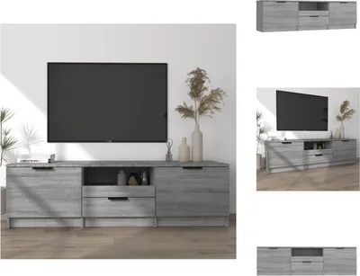 Produktbild von vidaXL TV-Schrank Grau Sonoma 140x35x40 cm Holzwerkstoff -  TV-Möbel