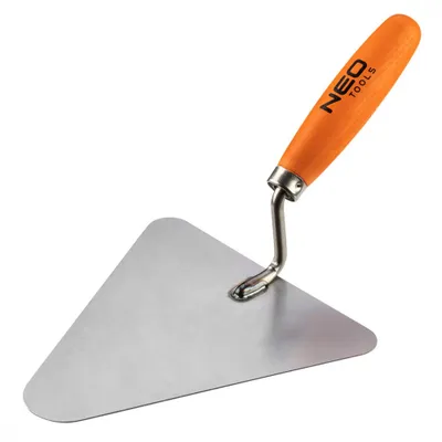 Obrázek produktu pro NEO TOOLS Trojúhelníková stěrka, 200 mm, dřevěná rukojeť