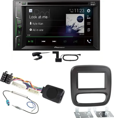 Produktbild von Pioneer AVH-A3200DAB USB DAB+ MP3 Digitalradio CD Einbauset für Opel Vivaro B