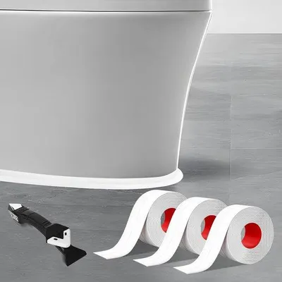 Produktbild von Selbstklebende Dichtungstape für Badewanne und Wand - Wasserdichtes Klebeband für Küche und Bad, 4,0 cm x 3,2 m