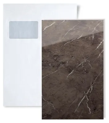 Image de 1 ÉCHANTILLON panneau mural WallFace S-19342 format A5 | MARBLE BROWN AR+
