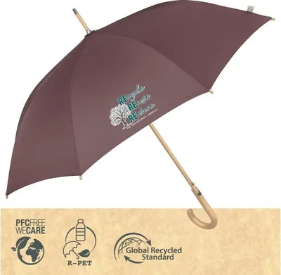 Image de PERLETTI GREEN Parapluie automatique pour dames / rouge brique, 19109
