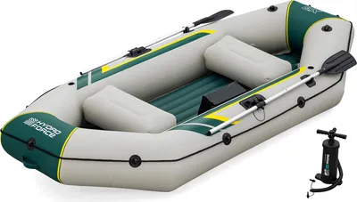 Produktbild von Bestway® Hydro Force® Schlauchboot Komplett-Set Ranger Elite™ X3 295 x 130 x 46 cm