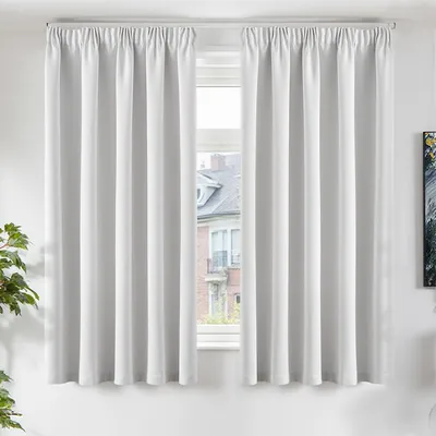 Immagine prodotto di Tende oscuranti - Opache - Tende con passacorda - Set di 2 tende - Ideali per soggiorno o camera da letto - Sistema a binari - Tende a pannello