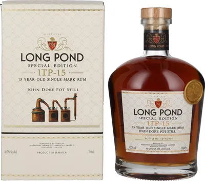 Produktbild von Long Pond Special Edition 15 Years Old Single Mark Rum ITP 15 45,7% Vol. 0,7l in Geschenkbox