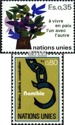 Produktbild von Briefmarken UNO - Genf 1978 Mi 72,75 (kompl.Ausg.) gestempelt Für Frieden