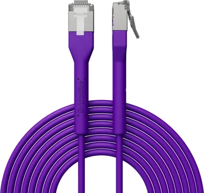 Zdjęcie produktu dla Kabel krosowy Broadbe Slim 10G, fioletowy, 2 m