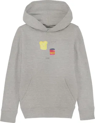 Produktbild von Mr. & Mrs. Panda Organic Kinder Hoodie Toast Marmelade 5-6 Jahre (110/116) - Heather Grey - Geschenk, Toastbrot, Pulli, Kinderbekleidung, Brot, Sweatshirt, Küche Spruch