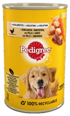 Zdjęcie produktu dla Mokra Karma dla Psa w Puszce z Kurczakiem i Marchewką Adult Pedigree 400 g