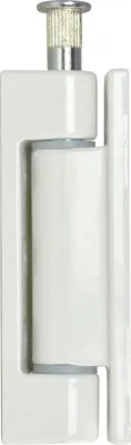 Produktbild von Aufschraubband 14 x 80 mm, Stahl kunststoffbeschichtet weiß | Fensterscharniere
