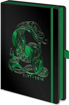Image de Notatnik A5 PYRAMID Harry Potter Slytherin – Premium Akcesorium dla Fanów