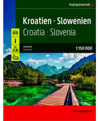 Produktbild von Kroatien - Slowenien, Autoatlas 1:150.000, freytag & berndt