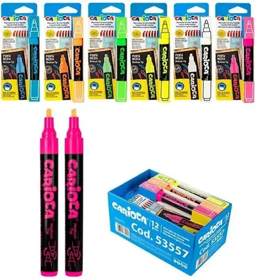 Produktbild von Kreidemarker, gemischt (12 Stück) CARIOCA