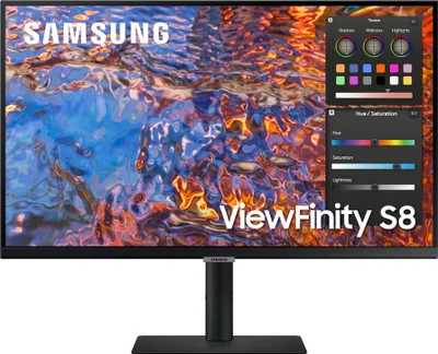 Produktbild von Samsung S80PB, 81,3 cm (32"), 3840 x 2160 Pixel, 4K Ultra HD, LED, 5 ms, Schwarz