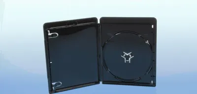 Produktbild von 25 Amaray BluRay Hüllen / Farbe: opak schwarz glänzend