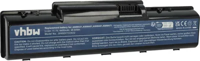 Produktbild von vhbw Akku kompatibel mit Acer Aspire 4732, 5516G, 5516, 5332, 4732Z-432G25MN, 4732Z-431G16Mn, 5332-312G32Mn, 4732Z Notebook (4400 mAh, 11,1 V, Li-Ion)