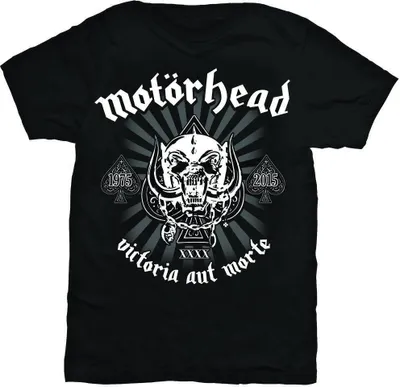 Produktbild von Motorhead - "Victoria Aut Morte" T-Shirt für Herren/Damen Uni RO1057 (L) (Schwarz)