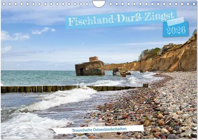 Produktbild von Fischland-Darß-Zingst - Traumhafte Ostseelandschaften (Wandkalender 2026 DIN A4 quer), CALVENDO Monatskalender