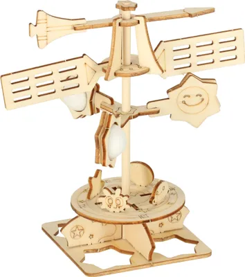 Zdjęcie produktu dla Drewniane puzzle 3D model naukowy wiatraka