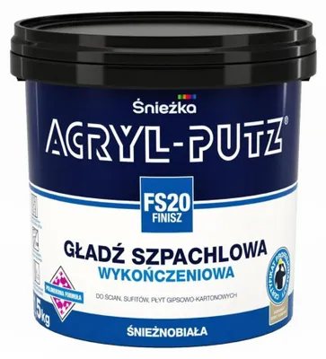 Produktbild von Fertig gemischter Feinspachtel Finish 1,5 kg, Endglätte innen für Wand & Decke, weiß