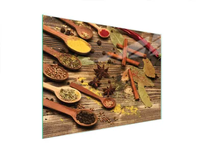 Image de Planche à découper en verre 40x30 épices